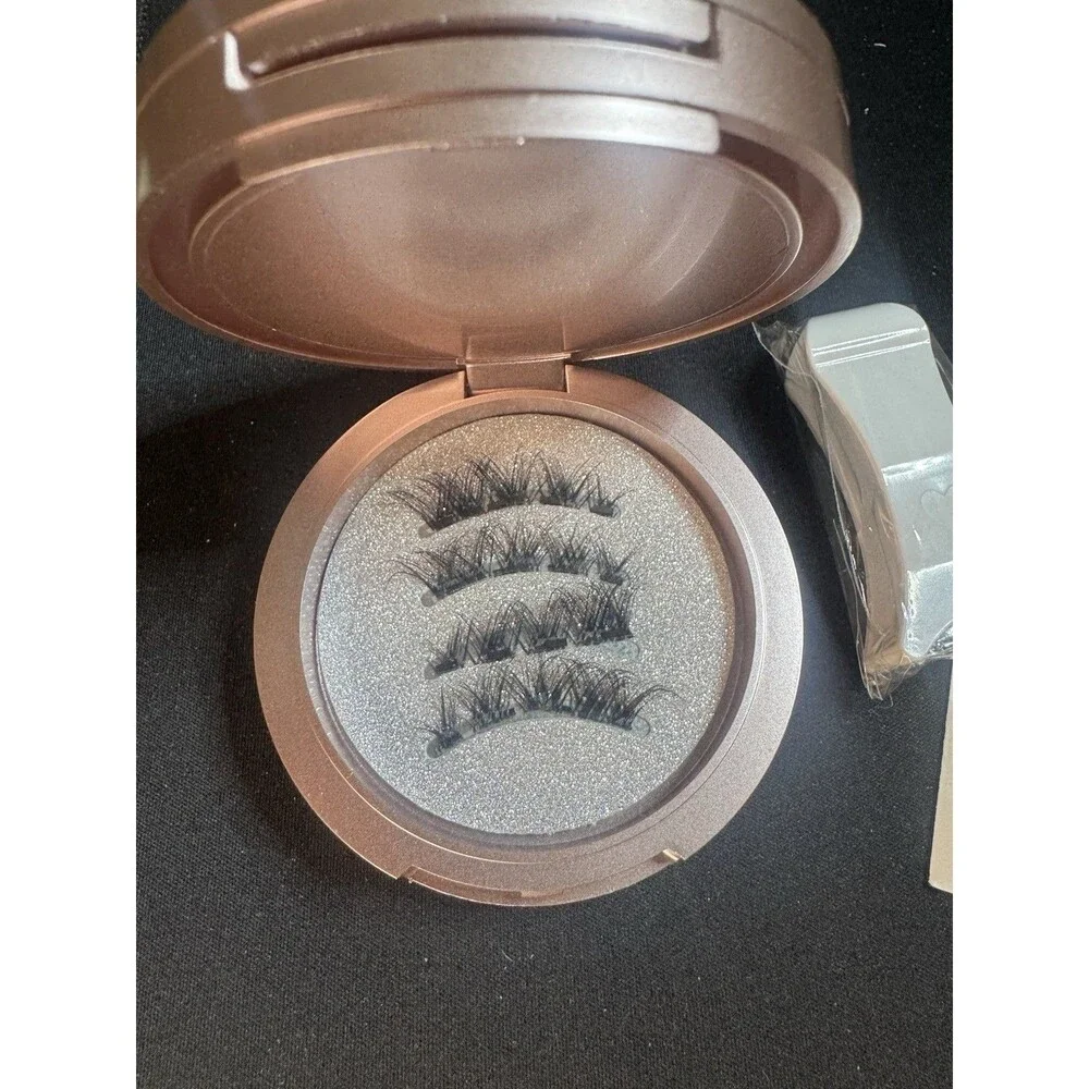 Reusable Natural Magnetic Eyelashes with Applicator Lashes Kit